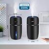 USB Car Humidifier, 200ml Mini Portable Humidifiers with 7 Colors LED Night Light, Quiet Operation, Adjustable Mist Modes for Bedroom Home Baby Office Car(Black) view 2