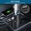 USB Car Humidifier, 200ml Mini Portable Humidifiers with 7 Colors LED Night Light, Quiet Operation, Adjustable Mist Modes for Bedroom Home Baby Office Car(Black) view 4