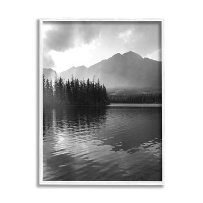 Stupell Industries Lakeside Spruce Tree Forest Outdoor Landscape Photography, Design by Daniel Sproul