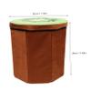 Stepping Stool Vanity Stool with Storage with Storage Foots with Outdoor Ottomans for Patio Foot Rest Collapsing Folding Fruit Chair Small view 2