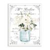 Stupell Industries Vintage Parisian Floral Bouquet White Farmhouse Flowers, Design by Lettered and Lined view 1