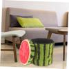 Zerodeko Fruitella Footrest Foot Stool Small Stool Foldable Outdoor Ottomans for Patio Foot Rest Stool Round Pouf Outdoor Stool Storage Footstool view 3