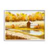 Stupell Industries Autumn Farm Pond Landscape Fall Foliage Countryside, Design by Ziwei Li view 1