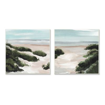 Stupell Industries Tall Grass Sand Dunes Soft Wave Beach Landscape, Design by Annie Warren