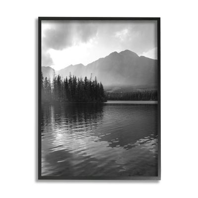 Stupell Industries Lakeside Spruce Tree Forest Outdoor Landscape Photography, Design by Daniel Sproul
