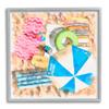 Stupell Industries Tropical Summer Beach Lounge Towel Umbrella Floats, Design by Alonzo Saunders view 1