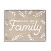 Stupell Industries Bless This Family Country Sentiment Plant Silhouette Border, Design by Daphne Polselli view 1