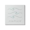 Stupell Industries Pray for Surf Nautical Beach Phrase Tranquil Waves, Design by Daphne Polselli view 1
