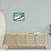 Stupell Industries Female Surfer Riding Barrel Wave Tropical Blue Waters, Design by Ziwei Li view 2
