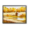 Stupell Industries Autumn Farm Pond Landscape Fall Foliage Countryside, Design by Ziwei Li view 1