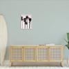 Stupell Industries Tall Palm Tree Silhouettes Soft Tropical Pink Sky, Design by Mia Jensen view 2