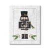 Stupell Industries Christmas Holly Nutcracker Winter Plaid Coat, Design by Jennifer Pugh view 1