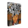 Stupell Industries Abstract Female Portrait Zebra Butterfly Collage Modern Pattern, Design by Sangita Bachelet view 3