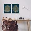 Stupell Industries Modern Sea Fan Composition Blue Gold Ocean Plant, Design by Melonie Miller view 2