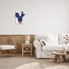 Stupell Industries Modern Prickly Pear Potted Cactus Abstract Blue Succulent, Design by Daphne Polselli view 2