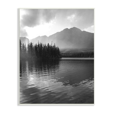Stupell Industries Lakeside Spruce Tree Forest Outdoor Landscape Photography, Design by Daniel Sproul