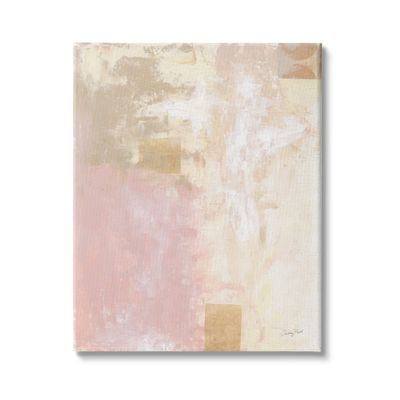Stupell Industries Modern Soft Pink Beige Abstract Painting Morning Composition, Design by Courtney Prahl