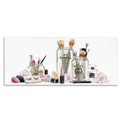 Stupell Industries 'Floral Makeup Collection Still Life'| Canvas Art