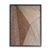 Stupell Industries Industrial Line Abstract Composition Geometric Shapes Brown Black, Design by Malerifabrikken view 1