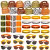 Tigerdoe Safari Party Favors Set 48 Pcs - Jungle Theme Boxes , Bracelets , Slinkys and Sunglasses - Animal Party Favors - Animal Theme view 1