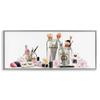'Floral Makeup Collection Still Life'| Framed Giclee Art view 1