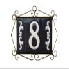 10cm x 7.5cm Black & White Spanish Hand-painted Number Tiles & Frames (Ceramic Number 1) view 3