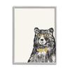 Stupell Industries Black Bear Golden Glasses Bow Tie Kids' Animal, Design by Heather McLaughlin view 1