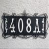 10cm x 7.5cm Black & White Spanish Hand-painted Number Tiles & Frames (Ceramic Number 5) view 4