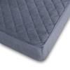 COMFORTANZA Medium-Soft 20x20x3 Memory Foam Recliner Chair Seat Cushion for Long Sitting - Armchair Pad with Washable Velvety Cover with Waterproof Layer & Non-Slip Base for Seniors & Elderly - Gray view 3