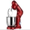 CULINARY CHEF Retro Electric Stand Mixer, 4.75 Quart / 4.5L, 8 Speeds with Whisk, Dough Hook, Flat Beater Attachments, Splash Guard (RED) view 2