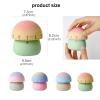NUOSWEK Mechanical Kitchen Timer, Cute Mushroom Timer for Kids, Wind Up 60 Minutes Manual Countdown Timer for Classroom, Home, Study and Cooking (Pink Base) view 2