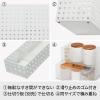 like-it 9039 Kitchen Storage Case, A4 File Case, Bricks, 350 Big M, Clear, Made in Japan, W 9.8 x D 13.8 x H 2.5 inches (25 x 35 x 6.3 cm), Stackable, Accessory Storage view 4