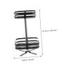 Cabilock Double Spice Storage Rack Floor-standing Organizer for Seasoning Bottles and Jars Space-saving Kitchen and Bathroom Easy to Assemble Versatile Design view 2