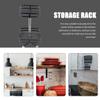Cabilock Double Spice Storage Rack Floor-standing Organizer for Seasoning Bottles and Jars Space-saving Kitchen and Bathroom Easy to Assemble Versatile Design view 3