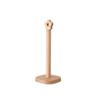 Useful Wooden Tissue Holder Vertical Kitchen Roll Paper Holder Desktop Paper Towel Storage Dispenser for Tissue and Cling Film Easy to Clean view 1