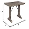 Acme Raphaela Wooden Dining Table in Weathered Cherry view 3