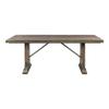 Acme Raphaela Wooden Dining Table in Weathered Cherry view 4