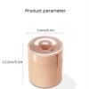 Useful Simple Round Roll Paper Rack ABS Plastic Paper Towel Holder Wall-mounted Roll Paper Dispenser for Bathroom Tissue Storage Easy to Clean (Color : Black) view 2