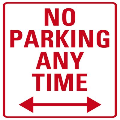 Sokomurg Funny 12"x16" no Parking Any time Metal Aluminum Sign Garage Kitchen Bar Pub Club Cafe Home Wall Decor Art Sign Post Gifts for man 000005