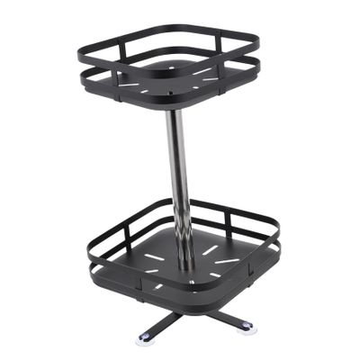 Zerodeko Two Kitchen Storage Rack for Seasonings Condiment Holder Space-saving Spice Bottle Organizer for Home and Restaurant Use