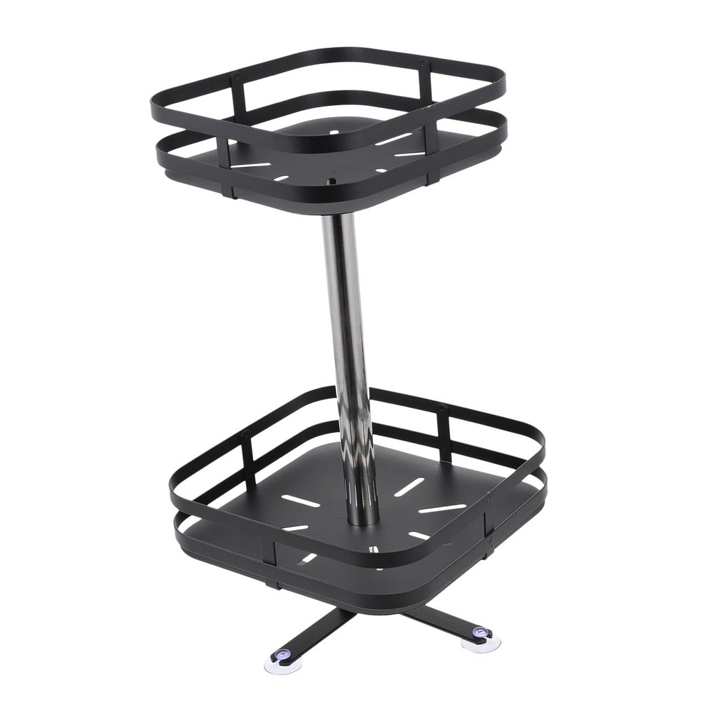 Zerodeko Two Kitchen Storage Rack for Seasonings Condiment Holder Space-saving Spice Bottle Organizer for Home and Restaurant Use