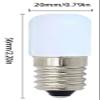 E17 LED Refrigerator Bulb 2W Mini Freezer Light Bulb E17 LED Appliance Bulb E17 Indicator Intermediate Base for Microwave Lighting Refrigerator Sewing Machine Warm White 3000K AC110V Dimmable 6 Pack view 2