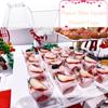 50 Pack 3.5 Oz Mini Square Dessert Cups with Spoons,Plastic Parfait Appetizer Cup,Disposable Plastic Cups for Puddings Mousse Desserts view 3