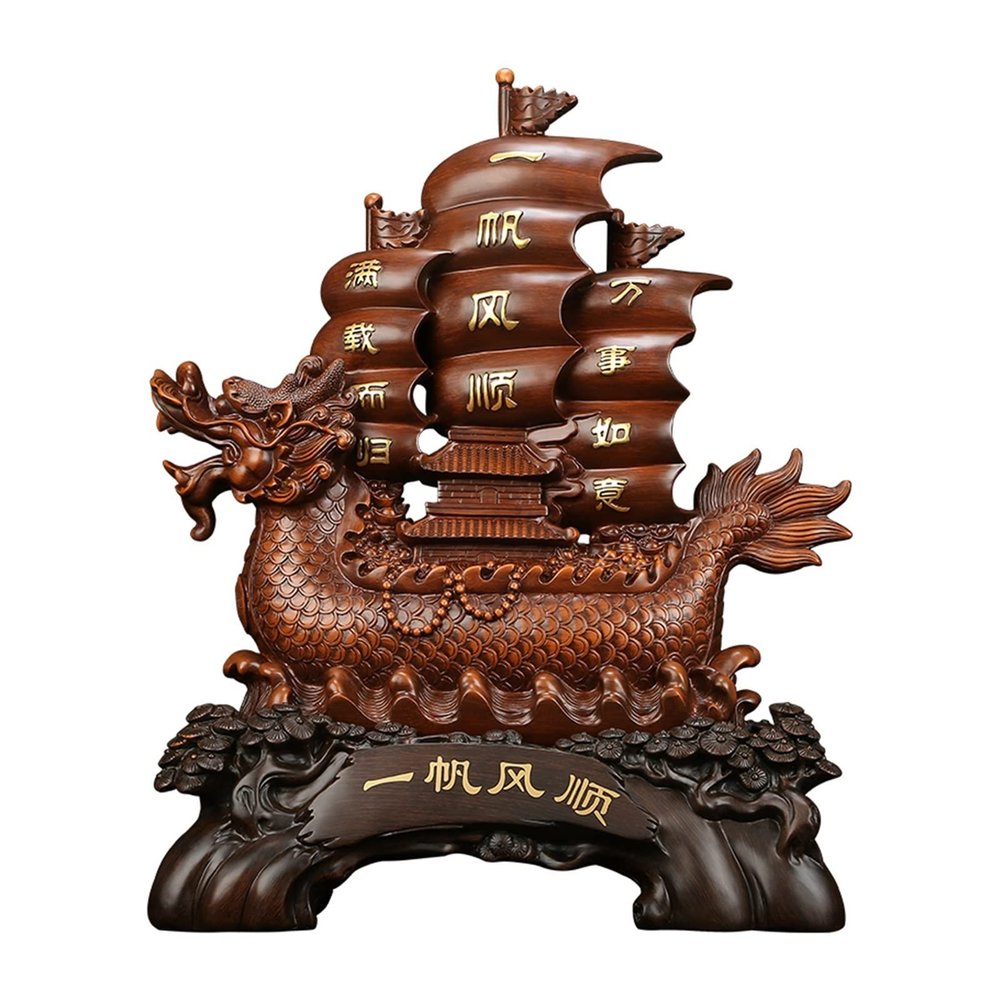DUO ER Smooth Sailing Decorations Living Room Office Table Cabinet Decorations Opening Housewarming Home Gifts Decor