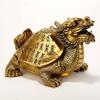 DUO ER All Copper Lucky Dragon Turtle Ornaments Dragon Head Turtle Feng Shui Ornaments for The Elderly Large Gifts view 2