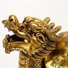 DUO ER All Copper Lucky Dragon Turtle Ornaments Dragon Head Turtle Feng Shui Ornaments for The Elderly Large Gifts view 3