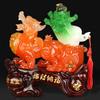 DUO ER Pixiu Ornaments Jade Cabbage Resin Crafts Home Decorations Opening Gifts Figurines Miniatures Statues Sculptures view 2