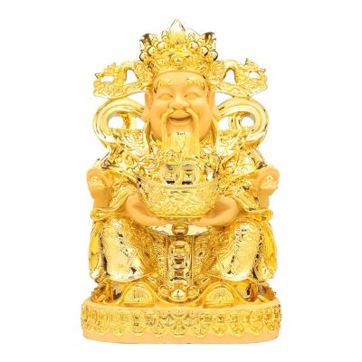 DUO ER Master Decorations Gold Home Living Room Buddha Statue Feng Shui Crafts Opening Gifts Figurines Miniatures Ornaments