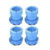 Washing Machine Feet Pads, Anti Vibration Rubber Mat, Steady Spin Floor Protection Non Slip Pads, Furniture Feet for Dryer, Refrigerator, Microwave, Oven (Blue) view 1