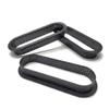 8pcs Oval Shape Cake Mold Mousse French Dessert DIY Perforated Ring Non Stick Bakeware Tart Decorating Cutter Tool view 1